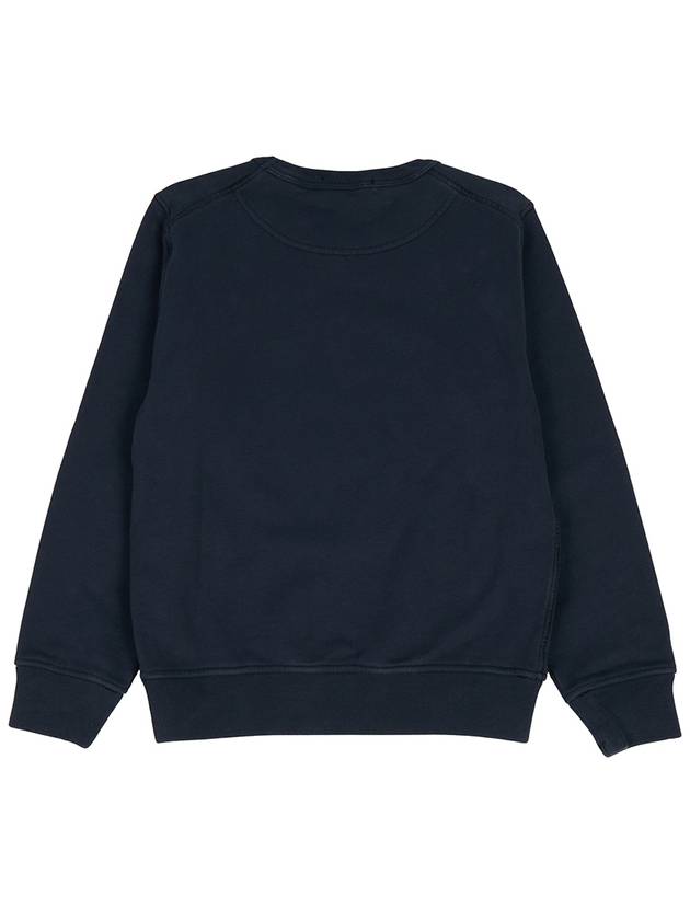 Kids Cotton Sweatshirt Navy - STONE ISLAND - BALAAN 3