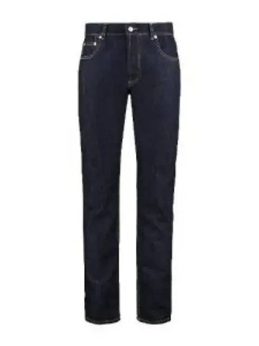 Denim Straight Jeans Blue - ALEXANDER MCQUEEN - BALAAN 2