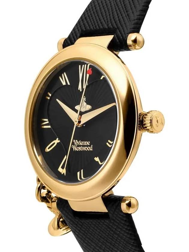 ORB Heart Leather Watch Black - VIVIENNE WESTWOOD - BALAAN 4