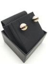 Stud Earrings Metal Resin Gold Pearly White - CHANEL - BALAAN 5