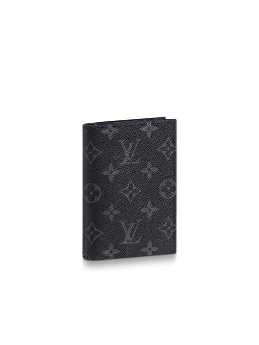 Monogram Eclipse Half Wallet Grey - LOUIS VUITTON - BALAAN 1