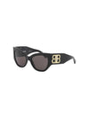 BB Logo Cat-Eye Sunglasses Black - BALENCIAGA - BALAAN 2