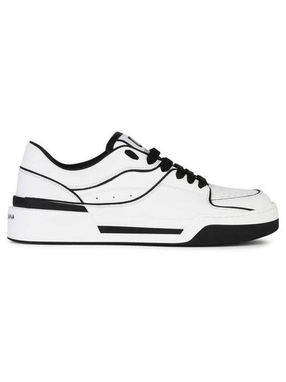 New Rome DG Logo Calfskin Low Top Sneakers White - DOLCE&GABBANA - BALAAN 2