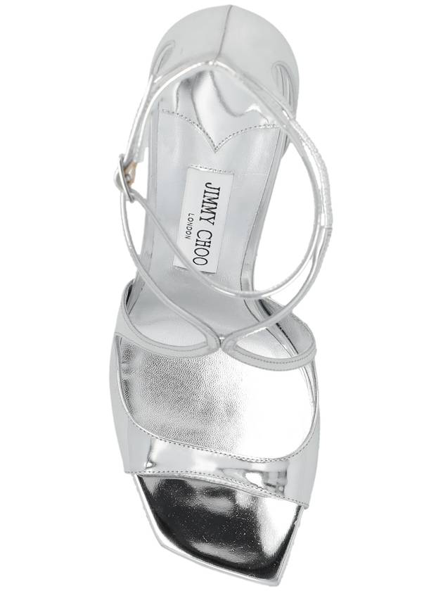 Jimmy Choo ‘Azia’ Heeled Sandals, Women's, Silver - JIMMY CHOO - BALAAN 6