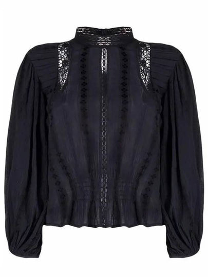 Women's Jassie Puff Sleeve Blouse Black - ISABEL MARANT ETOILE - BALAAN 2