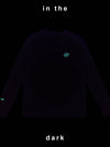 Point Space Embroidered Long Sleeve T-Shirt Black - AOX - BALAAN 7