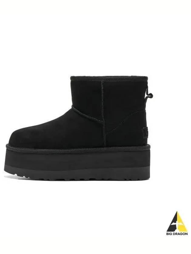 Classic Mini Platform Suede Winter Boots Black - UGG - BALAAN 2