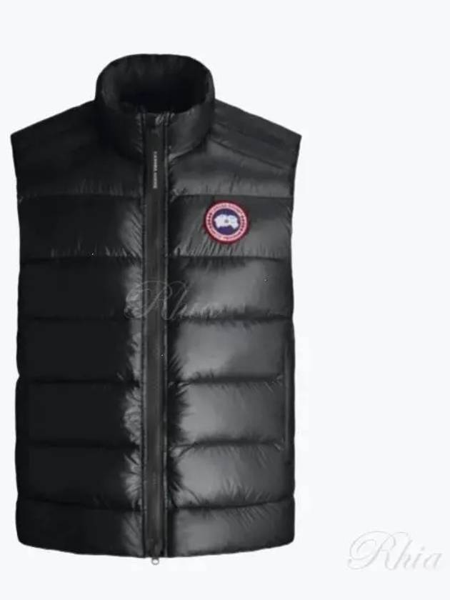 Crofton Logo Patch Padding Vest Black - CANADA GOOSE - BALAAN 2