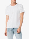 Men's Small Logo Short Sleeve T-Shirt White - SAINT LAURENT - BALAAN 4