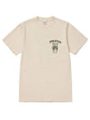 Logo Training Camp Short Sleeve T-Shirt Cream - SPORTY & RICH - BALAAN 2