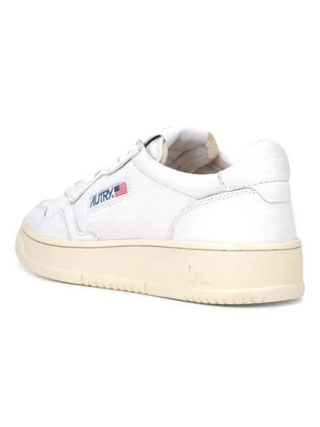 Medalist Goatskin Low Top Sneakers White - AUTRY - BALAAN 4