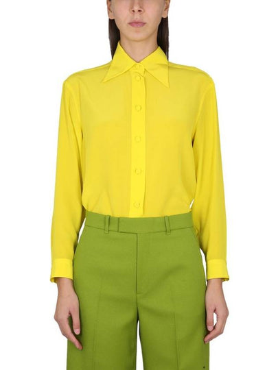 23 ss Yellow Silk Shirt 731203ZAAOG7278 B0020170344 - GUCCI - BALAAN 2