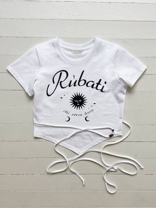 Sun and Moon Strap Tshirt WHITE - RUBATI - BALAAN 5