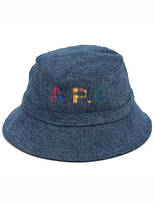 Bob Mark Logo Bucket Hat Blue - A.P.C. - BALAAN 2