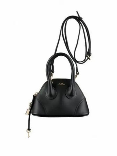 Women's Emma Mini Leather Tote Bag Black - A.P.C. - BALAAN 2