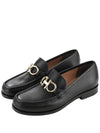 Rolo Gancini Loafers Black - SALVATORE FERRAGAMO - BALAAN 2