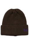 Merino Wool Watch Beanie Brown - NEEDLES - BALAAN 2