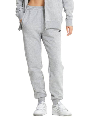 Classic Fleece Track Pants Melange Grey - NEW BALANCE - BALAAN 1