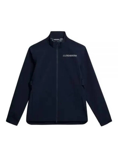 Bridge Back Logo Rain Jacket Navy - J.LINDEBERG - BALAAN 2