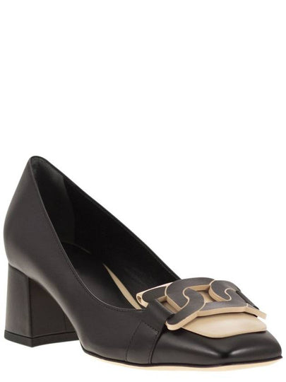 Leather pumps with chain - TOD'S - BALAAN 2