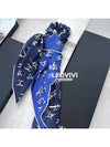 CC Logo Star Silk Scarf Scrunchie Blue - CHANEL - BALAAN 6