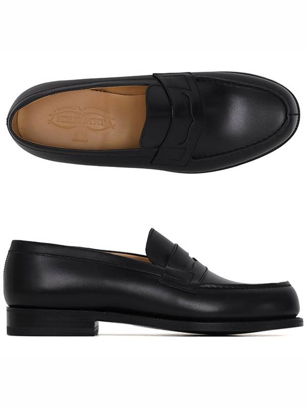 JM Westong Black 180 Loafer D 11411011801F - J.M. WESTON - BALAAN 1