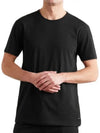 Men's Cotton Short Sleeve T-Shirt Black - PAUL SMITH - BALAAN 2