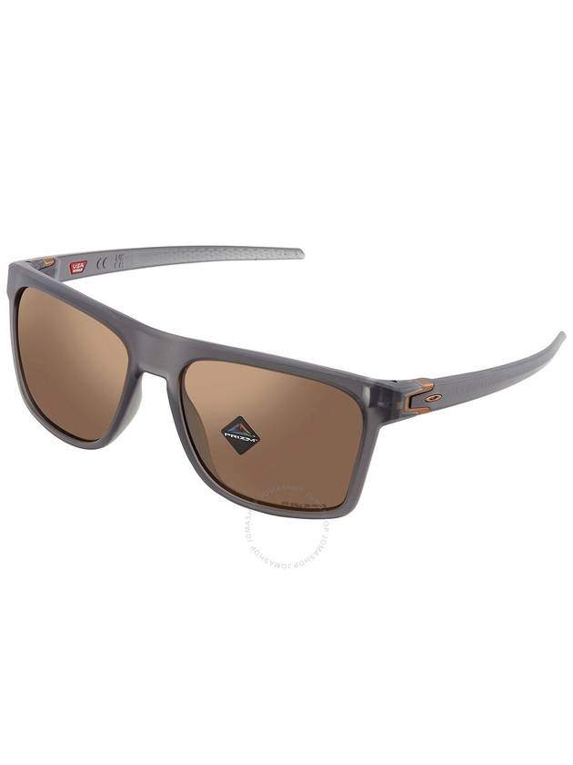 Oakley Leffingwell Prizm Tungsten Square Men's Sunglasses OO9100 910002 57 - OAKLEY - BALAAN 3