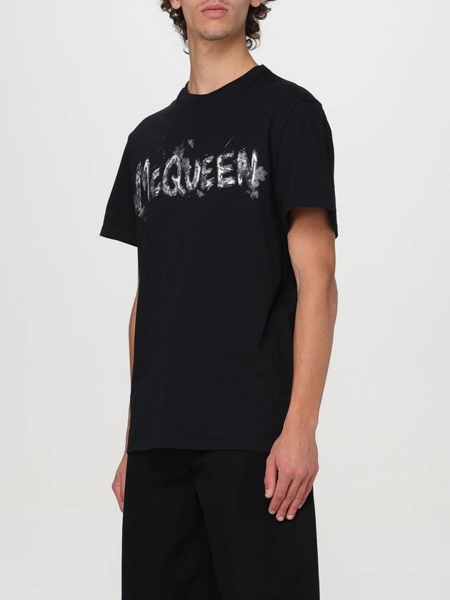 T-shirt con logo alexander mcqueen - ALEXANDER MCQUEEN - BALAAN 4