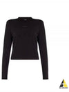 Le Gros Grain Manches Long Sleeve T-Shirt Black - JACQUEMUS - BALAAN 2