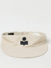 Embroidered Logo Visor Cap Ivory - ISABEL MARANT - BALAAN 3