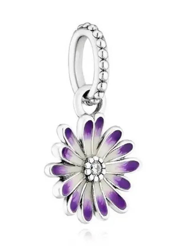 Daisy Dangle Charm Sterling Silver Purple - PANDORA - BALAAN 2