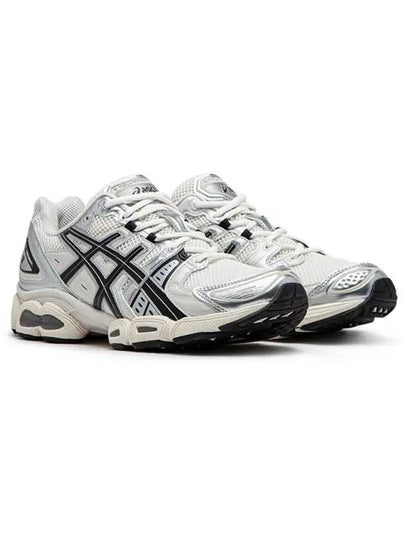 Gel Nimbus 9 Low Top Sneakers White Black Sliver - ASICS - BALAAN 2