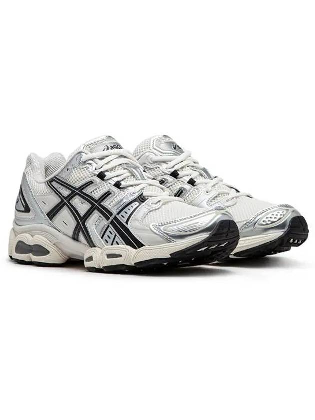 Gel Nimbus 9 Low Top Sneakers White Black Sliver - ASICS - BALAAN 3