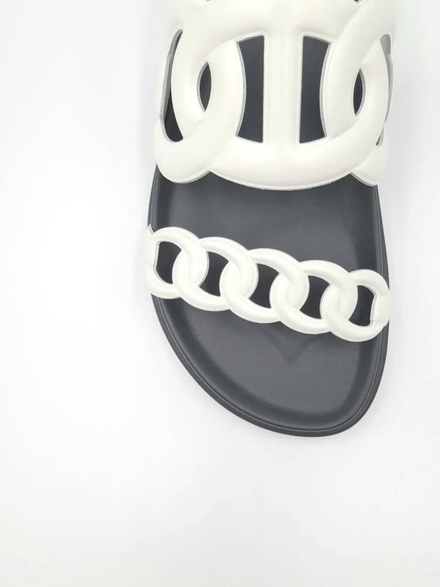 Extra Leather Sandals White - HERMES - BALAAN 9