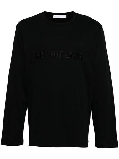 Helmut Lang Logo Os Ls T-Shirt.Hvy E Clothing - HELMUT LANG - BALAAN 1