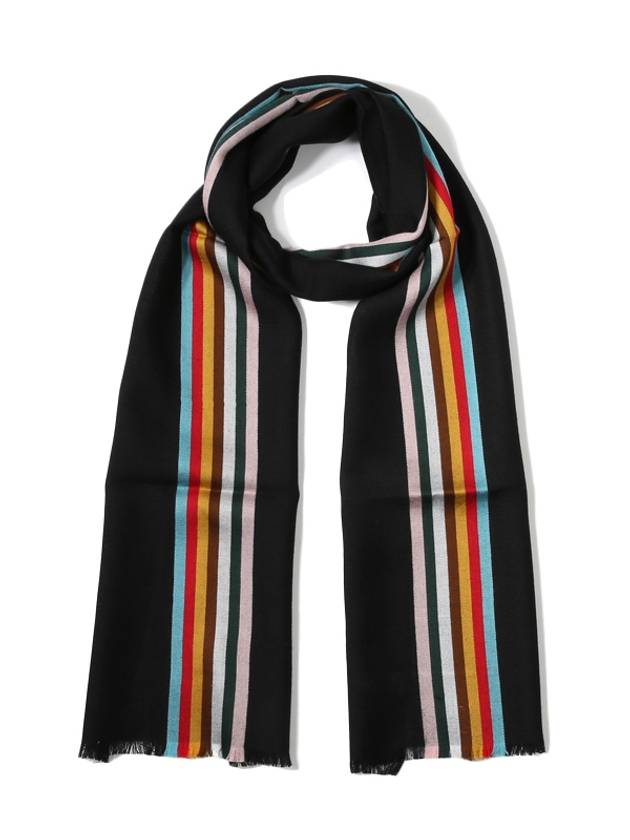 Striped M1A 150C J324 79 Wool Scarf Muffler - PAUL SMITH - BALAAN 2