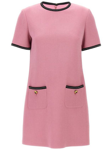 Moschino Crepe Dress - MOSCHINO - BALAAN 1