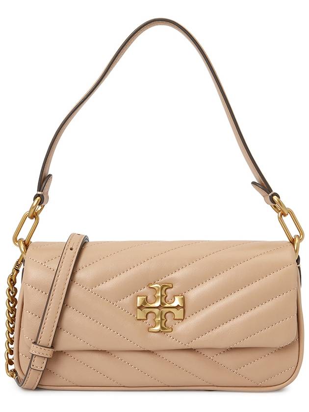 Kira Chevron Flap Small Shoulder Bag Sand - TORY BURCH - BALAAN 2