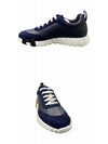 H221898Z HI4 Bouncing Calfskin Suede Goatskin Sneakers Marine Men's Shoes TEO - HERMES - BALAAN 4