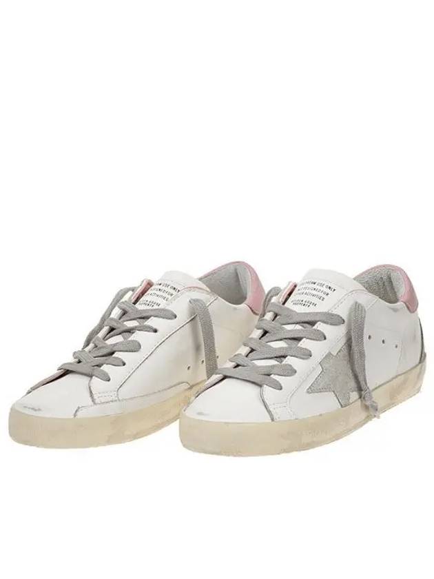 Superstar White Pink Heel Tab Sneakers - GOLDEN GOOSE - BALAAN 2