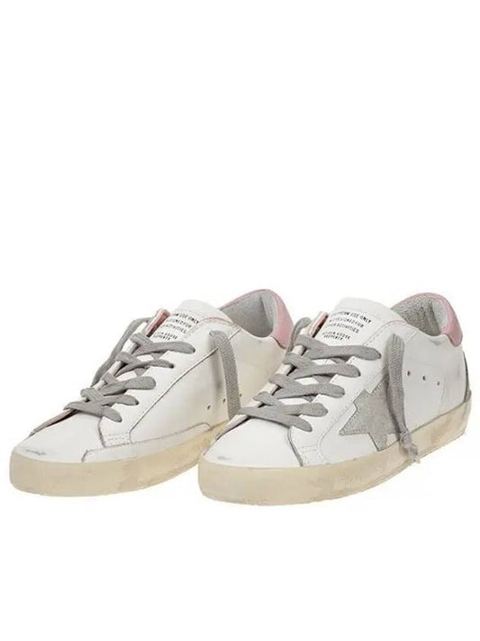 Superstar White Pink Heel Tab Sneakers - GOLDEN GOOSE - BALAAN 2