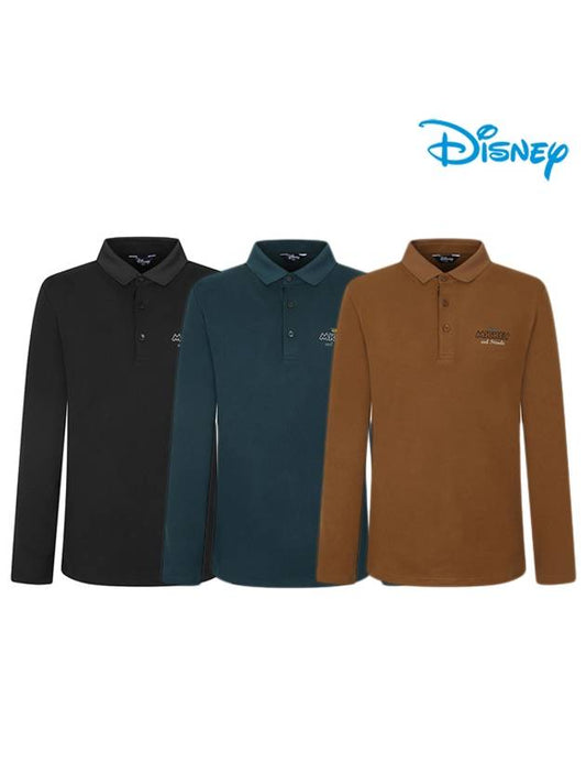 Men s Basic Long Sleeve T Shirt DL4MTS090 - DISNEY GOLF - BALAAN 1