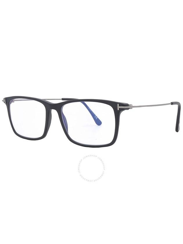 Tom Ford Blue Light Block Rectangular Men's Eyeglasses FT5758-B 002 54 - TOM FORD - BALAAN 3