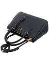 Galleria Saffiano Leather Medium Bag Black - PRADA - BALAAN 5