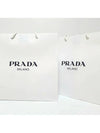 Triangle Logo Tesuto Shoulder Strap Tote Bag Pouch 1BG364 Black - PRADA - BALAAN 10