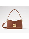 Soft Twisted Leather Handle Shoulder Bag Cognac - LOUIS VUITTON - BALAAN 2