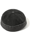 Washed Cotton Watch Cap Charcoal - OGARP - BALAAN 2