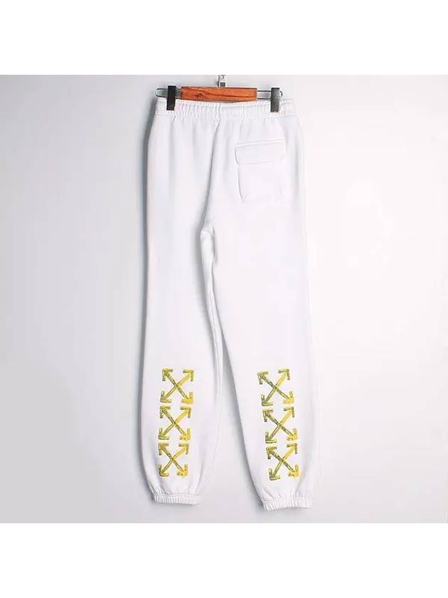 OMCH026F19E30010 White Color Arrow Men s Jogger Pants - OFF WHITE - BALAAN 3