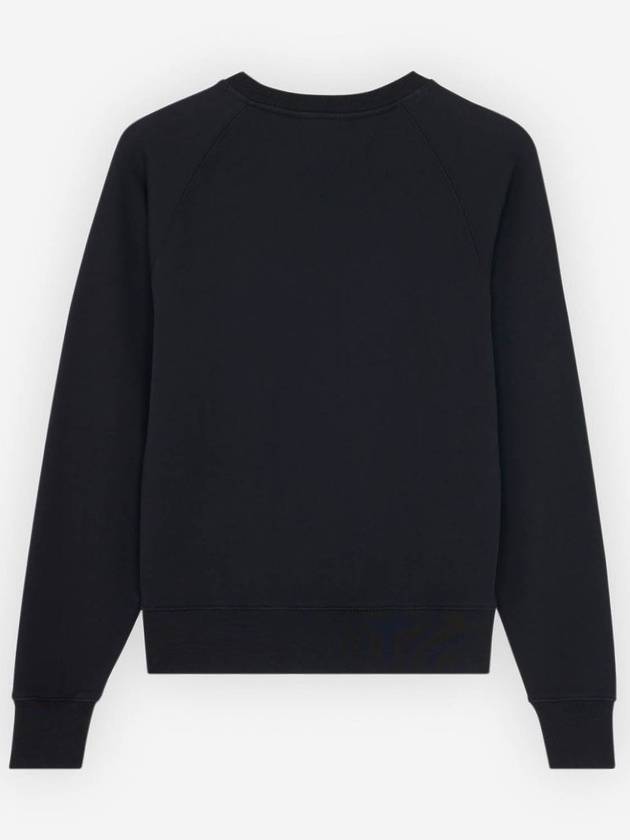 Women's Dressed Fox Patch Adjusted Sweatshirt Black - MAISON KITSUNE - BALAAN 3